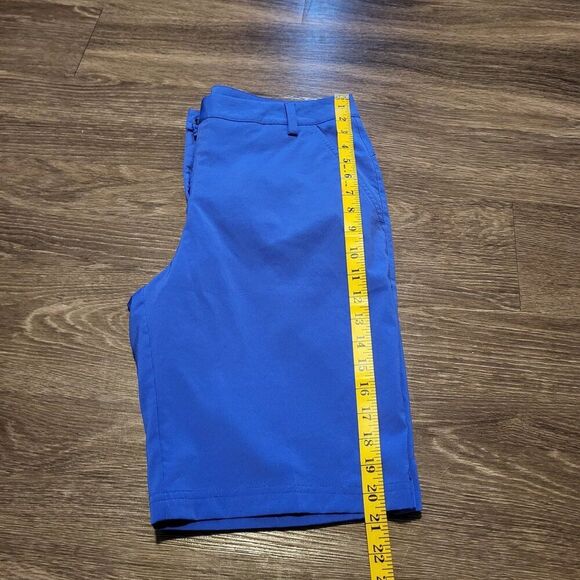 Puma Flat Front Golf Shorts 10" Inseam Royal Blue Womens Size 10 - Picture 11 of 12